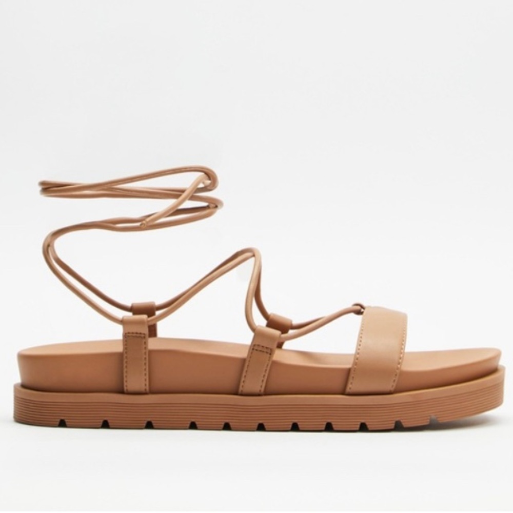 NEW Aldo Call It Spring Jayda Women’s Vegan Sandals Beige 6.5